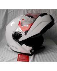 KASK SZCZĘKOWY STROBE SOLID WHITE